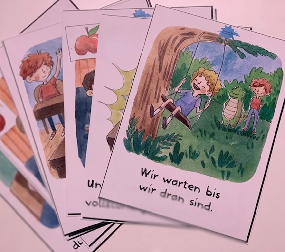 Bild in der Beschreibung des Unterrichtsmaterials Material zum Buch "Dinos Erster Schultag" von kinderwerke #2