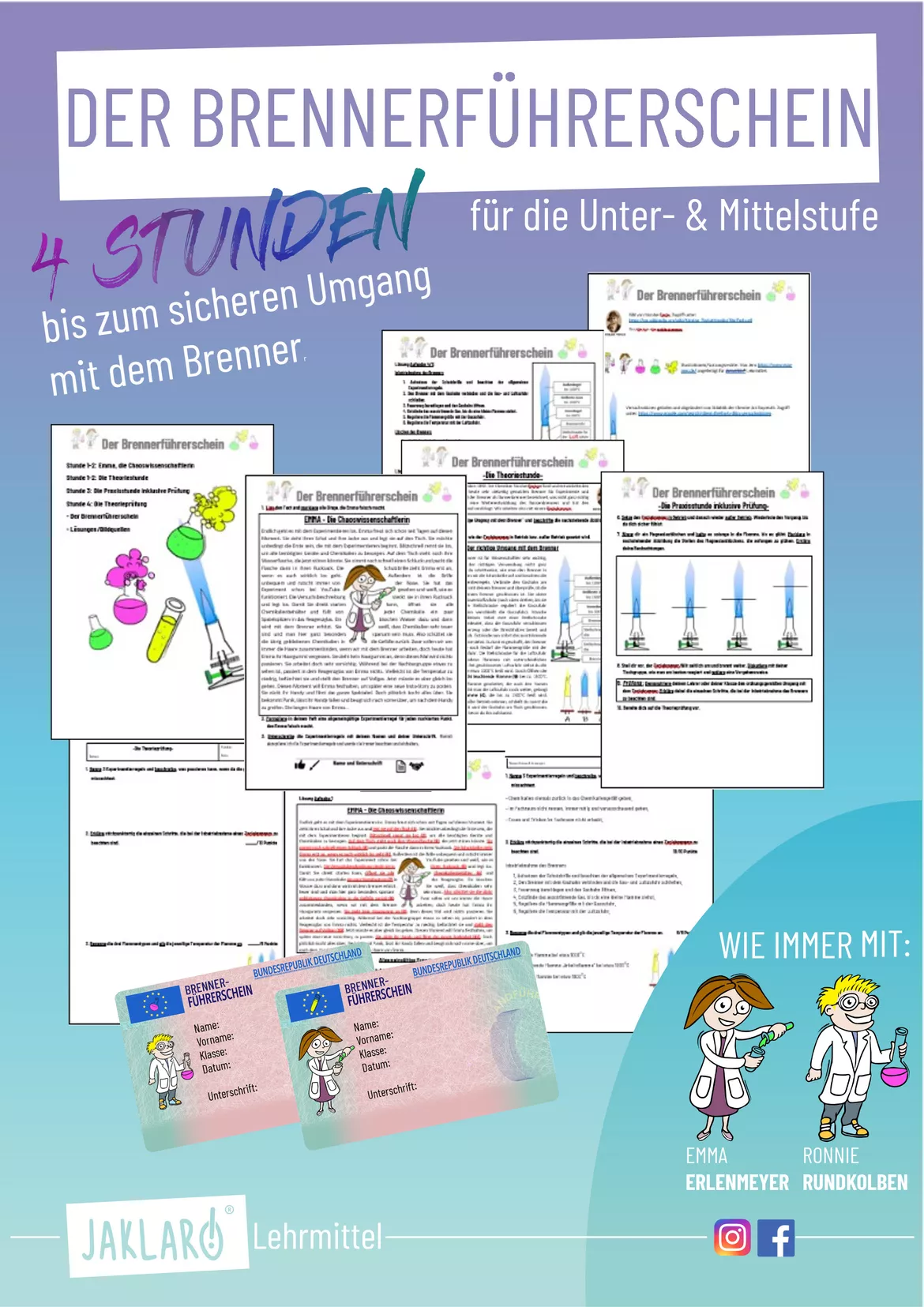 Bild in der Beschreibung des Unterrichtsmaterials Der Brennerführerschein von JAKLARO! Lehrmittel #1