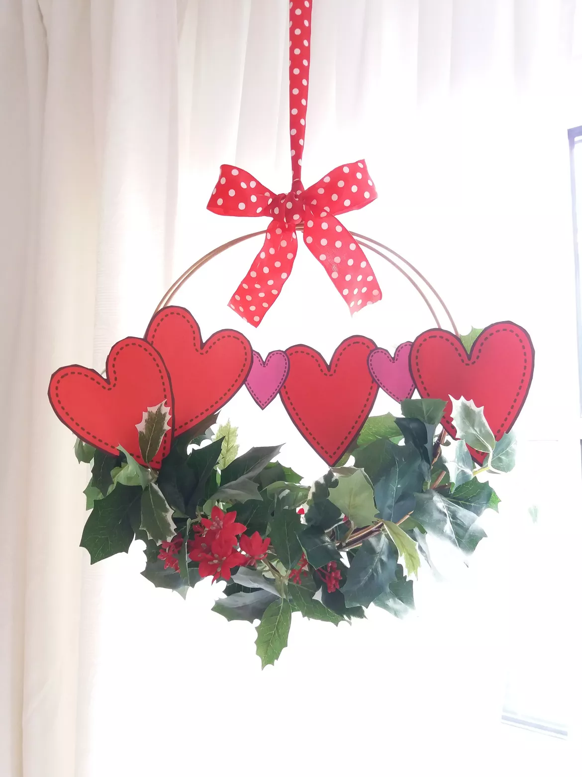 Bild in der Beschreibung des Unterrichtsmaterials Herzen basteln Bastelvorlage Muttertag Valentinstag von Wolkenland.Graphics #1
