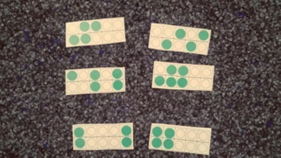 Bild in der Beschreibung des Unterrichtsmaterials Blitzen - Mengenbilder (Freebie) von Lernen mit Herz - Rebecca Pichler #1