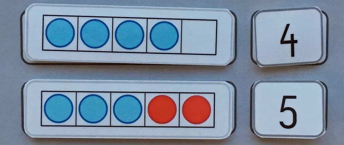 Bild in der Beschreibung des Unterrichtsmaterials Velcro 1: Number Value / Counting to 5 von lebendiges lernen #1