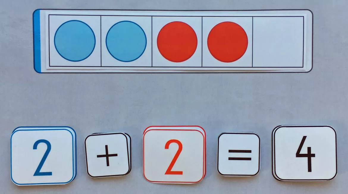 Bild in der Beschreibung des Unterrichtsmaterials Velcro 3: Operation Addition/Subtraction to 5 von lebendiges lernen #1