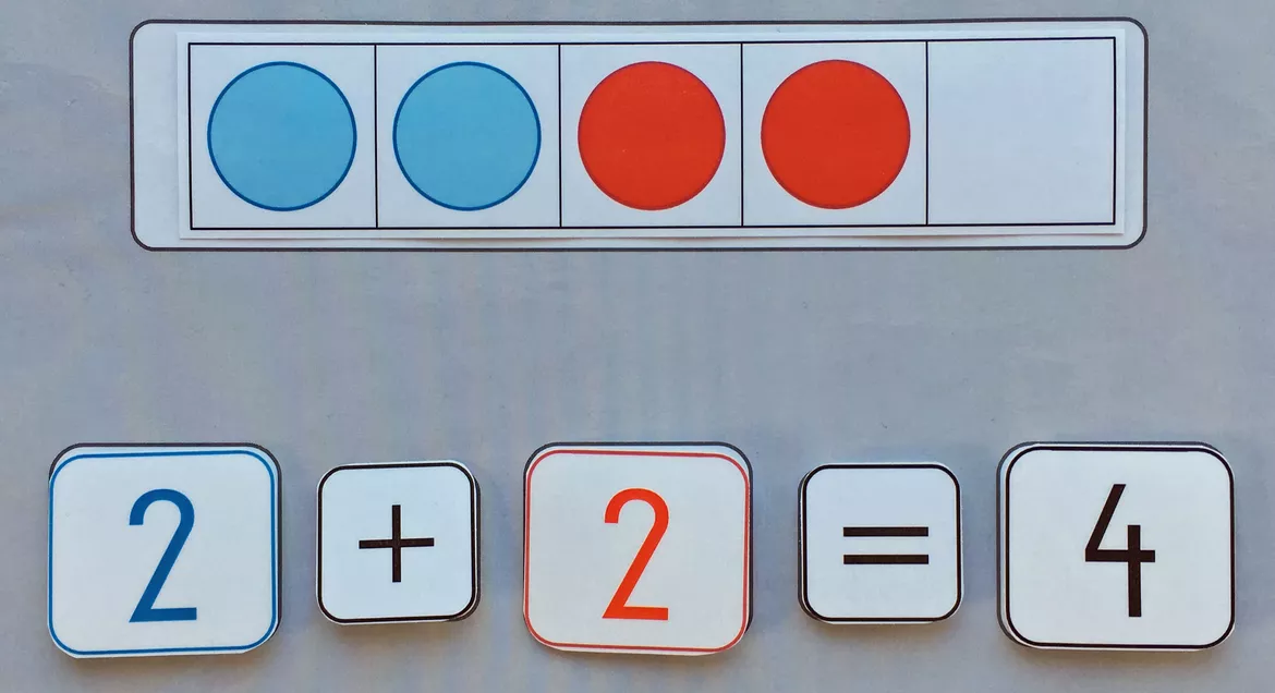 Bild in der Beschreibung des Unterrichtsmaterials Velcro 3: Operation Addition/Subtraction to 5 von lebendiges lernen #2