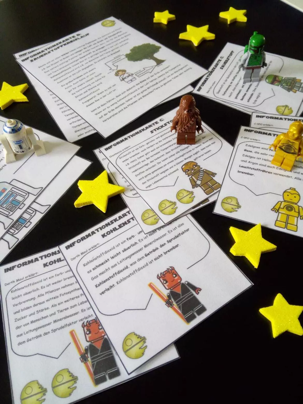 Bild in der Beschreibung des Unterrichtsmaterials Stationen: Zusammensetzung der Luft (inspired by star wars®) von Natur.Wissen.schaffen #3