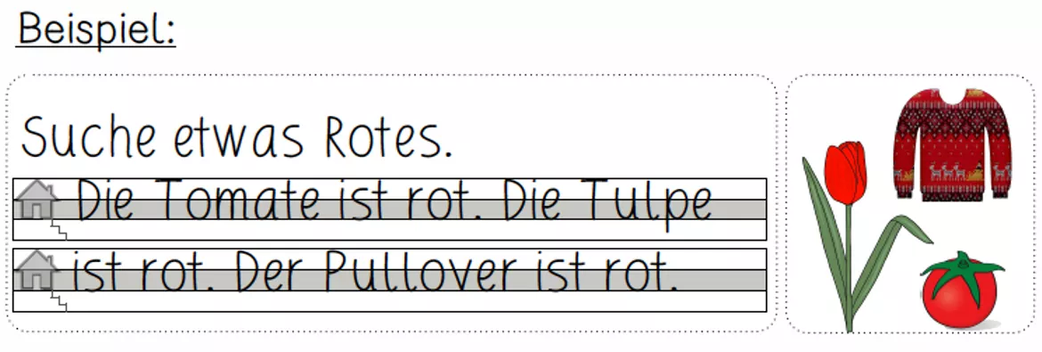 Bild in der Beschreibung des Unterrichtsmaterials Such- und Schreibspiel | zweifach differenziert | ab Kl. 1 von nekoneko #2