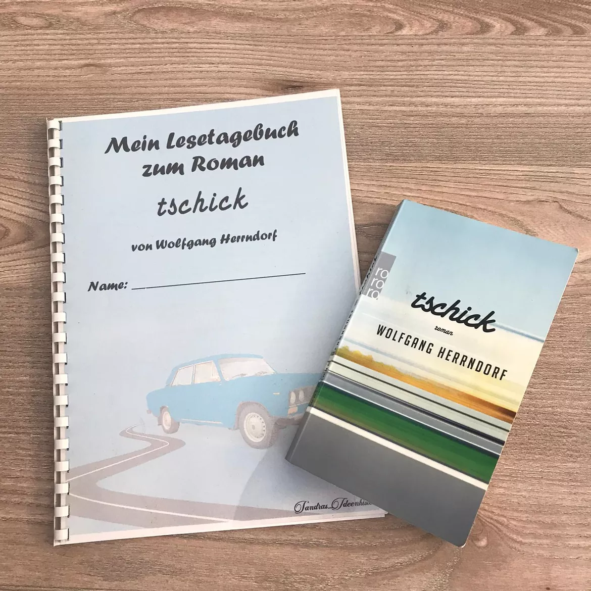Bild in der Beschreibung des Unterrichtsmaterials TSCHICK - Lesetagebuch - Lektüre von Sandras Ideenkiste #1