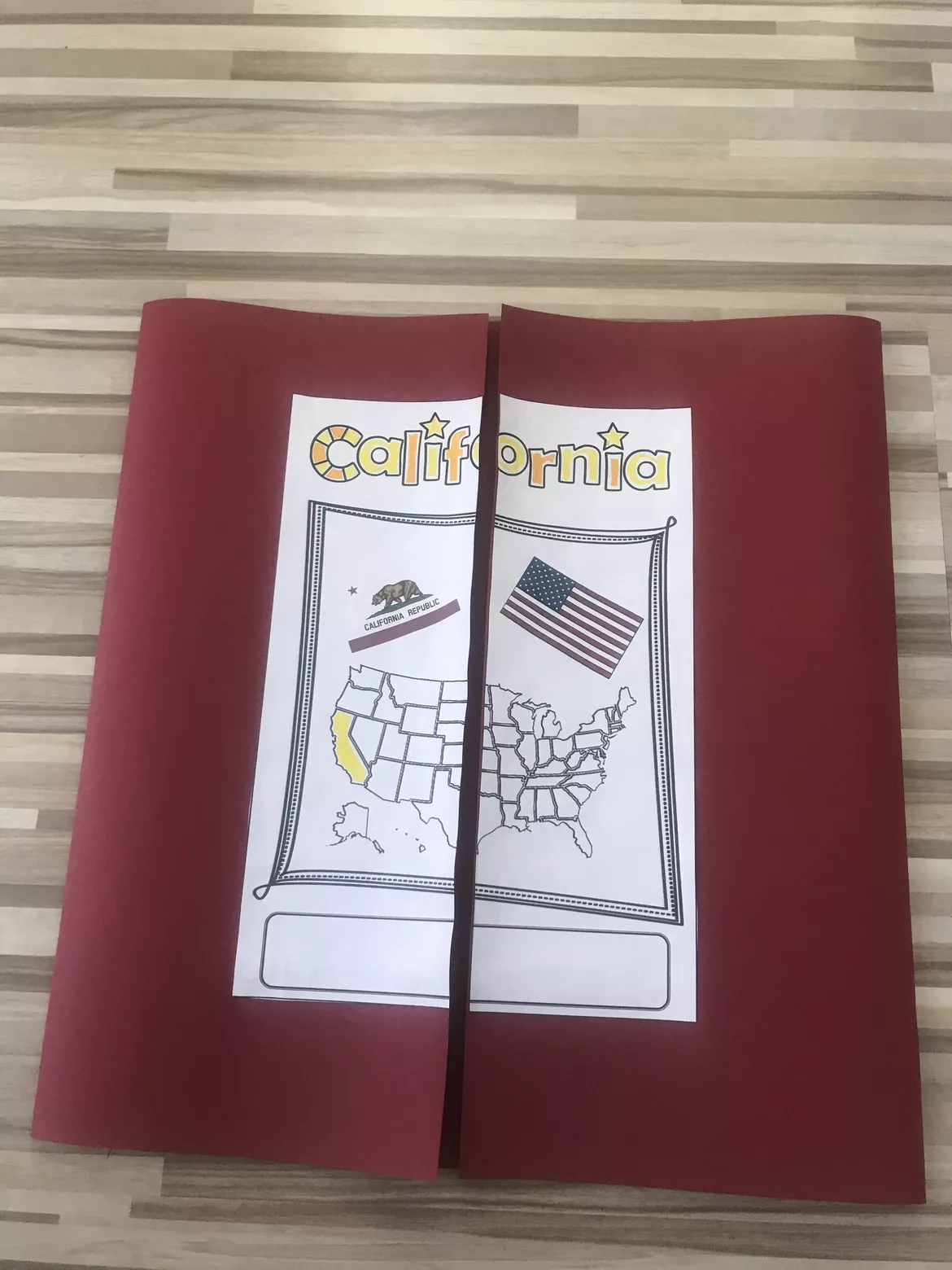Bild in der Beschreibung des Unterrichtsmaterials Lapbook California von Miss_Mary #1