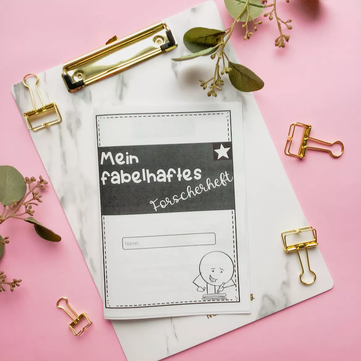 Bild in der Beschreibung des Unterrichtsmaterials Mein fabelhaftes Forscherheft - 2fach differenziert #LMPKracher2020 von Meine Materialwelt #1