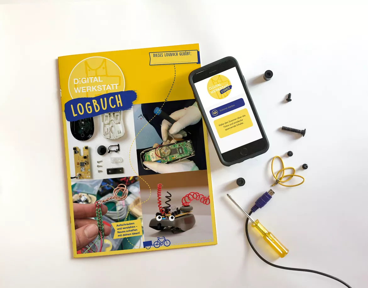 Bild in der Beschreibung des Unterrichtsmaterials DIGITALWERKSTATT Logbuch & Scanner App von DIGITALWERKSTATT Karlsruhe #1