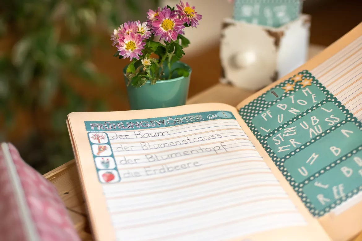 Bild in der Beschreibung des Unterrichtsmaterials Frühlings-Schüttelwörter Freebie - Wörter schreiben zum Thema Frühling von lehrreich #2
