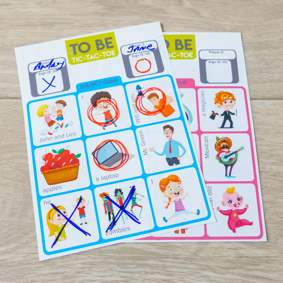 Bild in der Beschreibung des Unterrichtsmaterials To Be 7in1 von Language Stuff #2