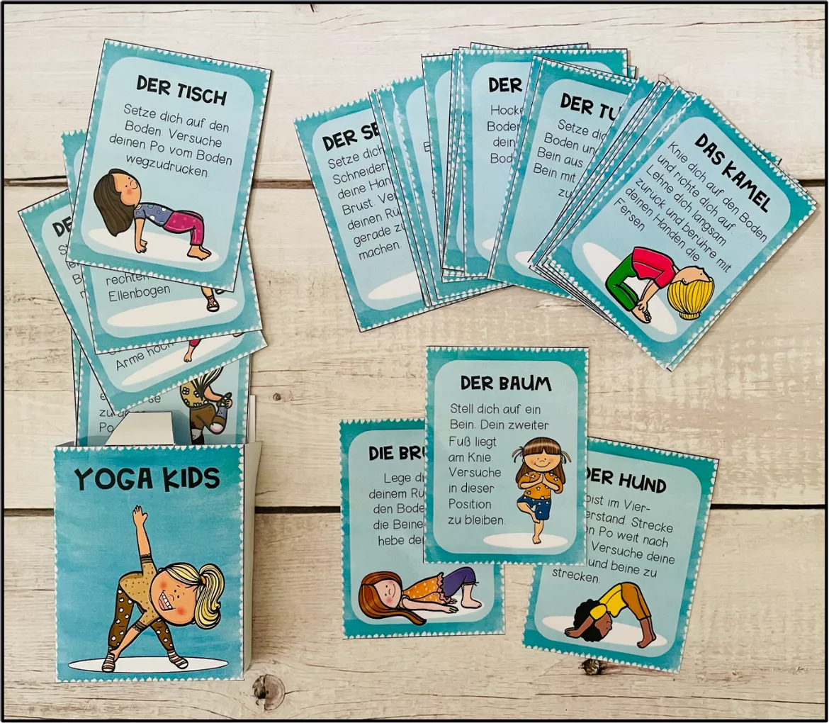 Bild in der Beschreibung des Unterrichtsmaterials Yoga Kids - 40 Yogaübungen für Kinder von Unterrichtmitspass #1