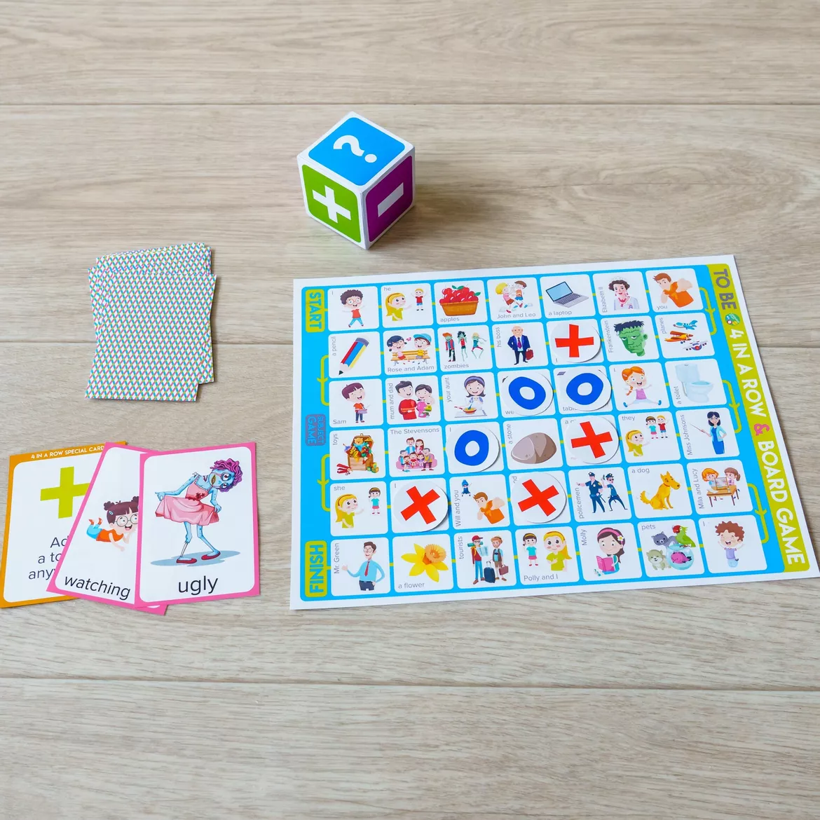 Bild in der Beschreibung des Unterrichtsmaterials To Be 7 in 1 von Language Stuff #2