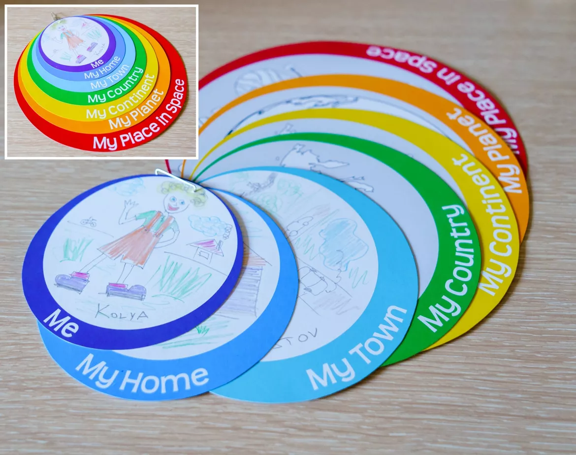 Bild in der Beschreibung des Unterrichtsmaterials My Place In The World von Language Stuff #1