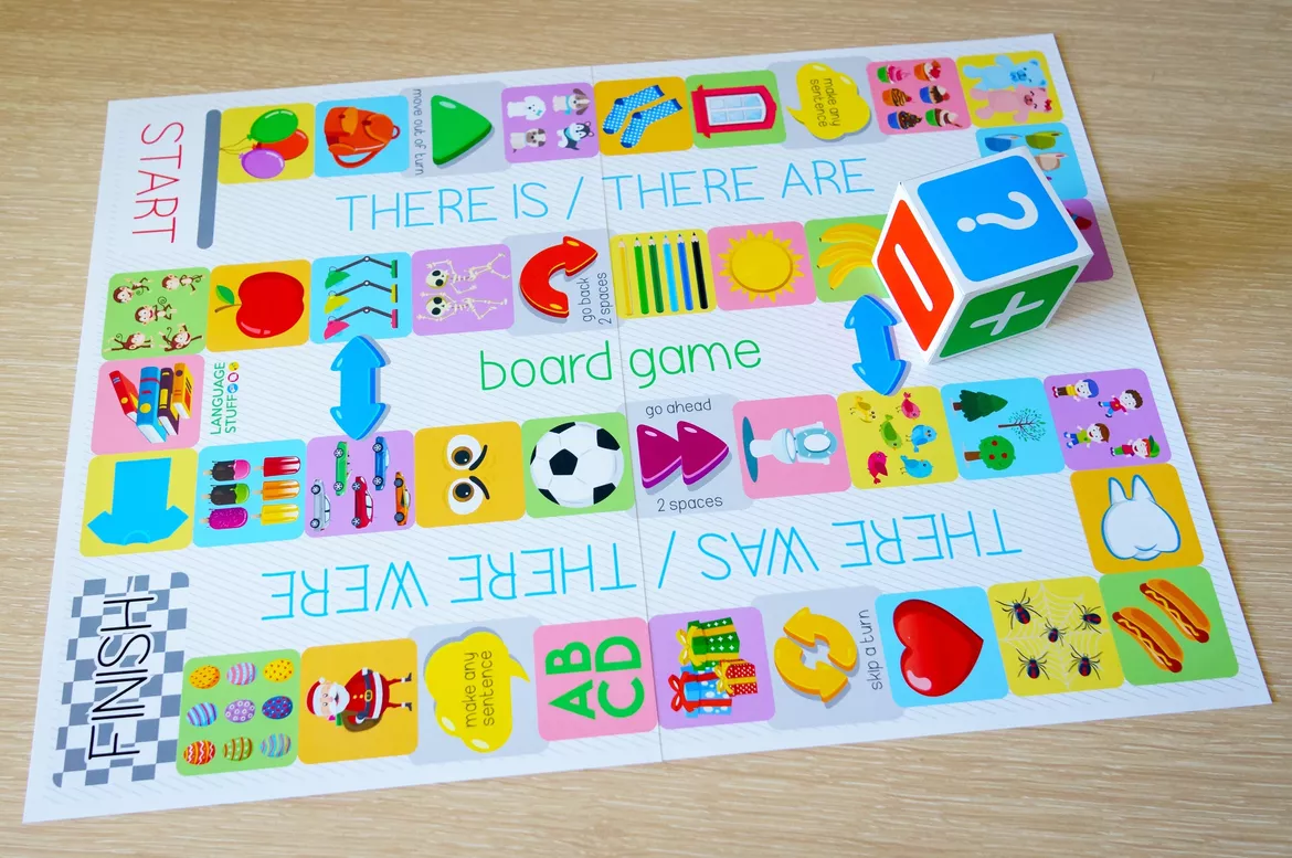 Bild in der Beschreibung des Unterrichtsmaterials There is / There are 3in1 PDF von Language Stuff #1
