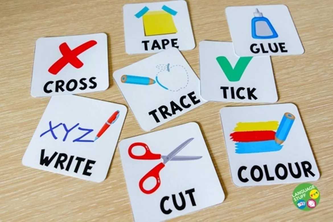 Bild in der Beschreibung des Unterrichtsmaterials Classroom language & instructions 4in1 von Language Stuff #3
