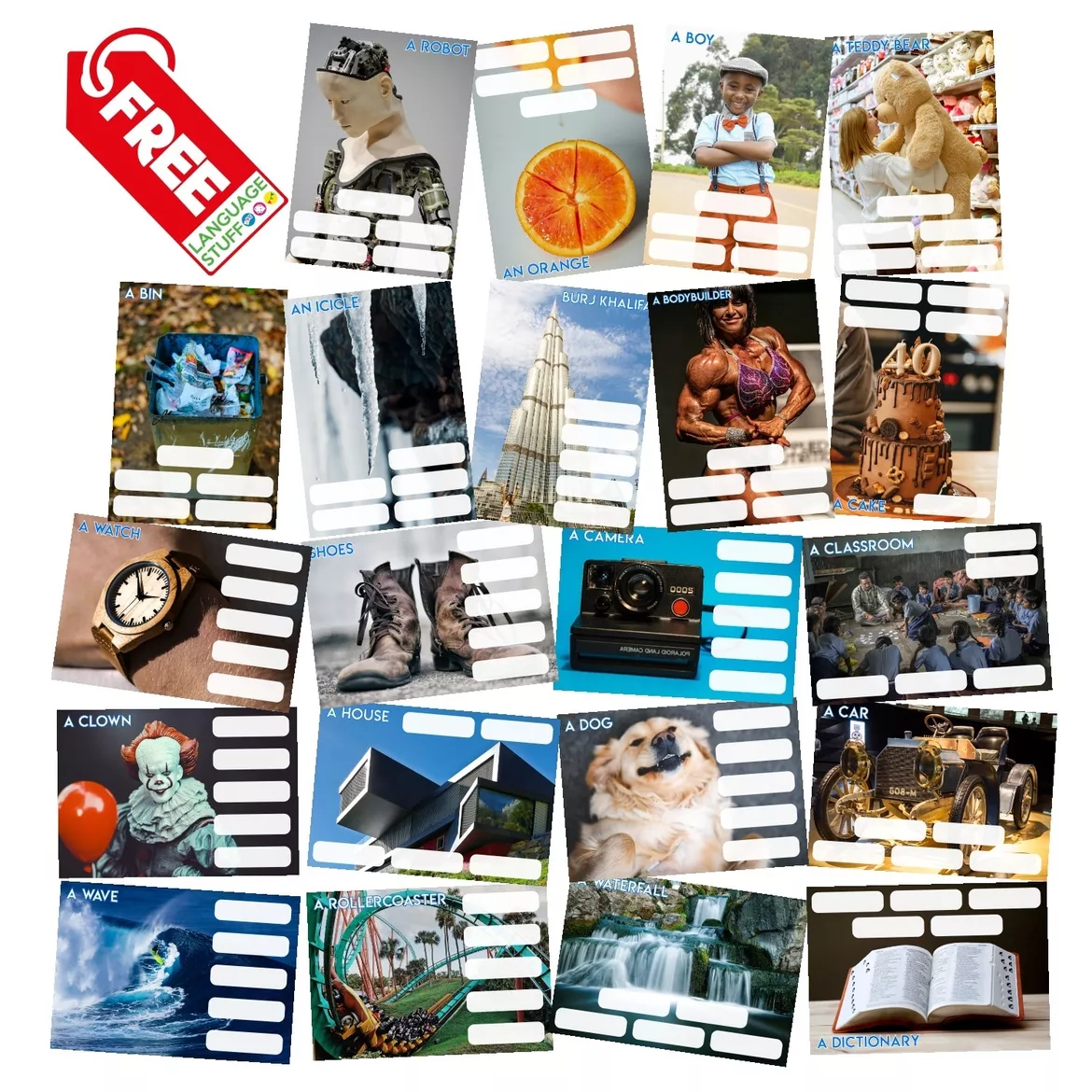 Bild in der Beschreibung des Unterrichtsmaterials Describe a photo von Language Stuff #1