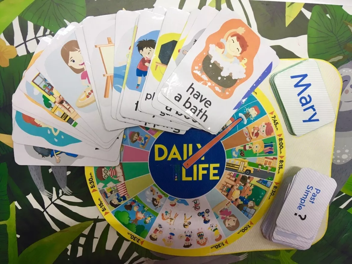 Bild in der Beschreibung des Unterrichtsmaterials Daily Life Child von Language Stuff #1