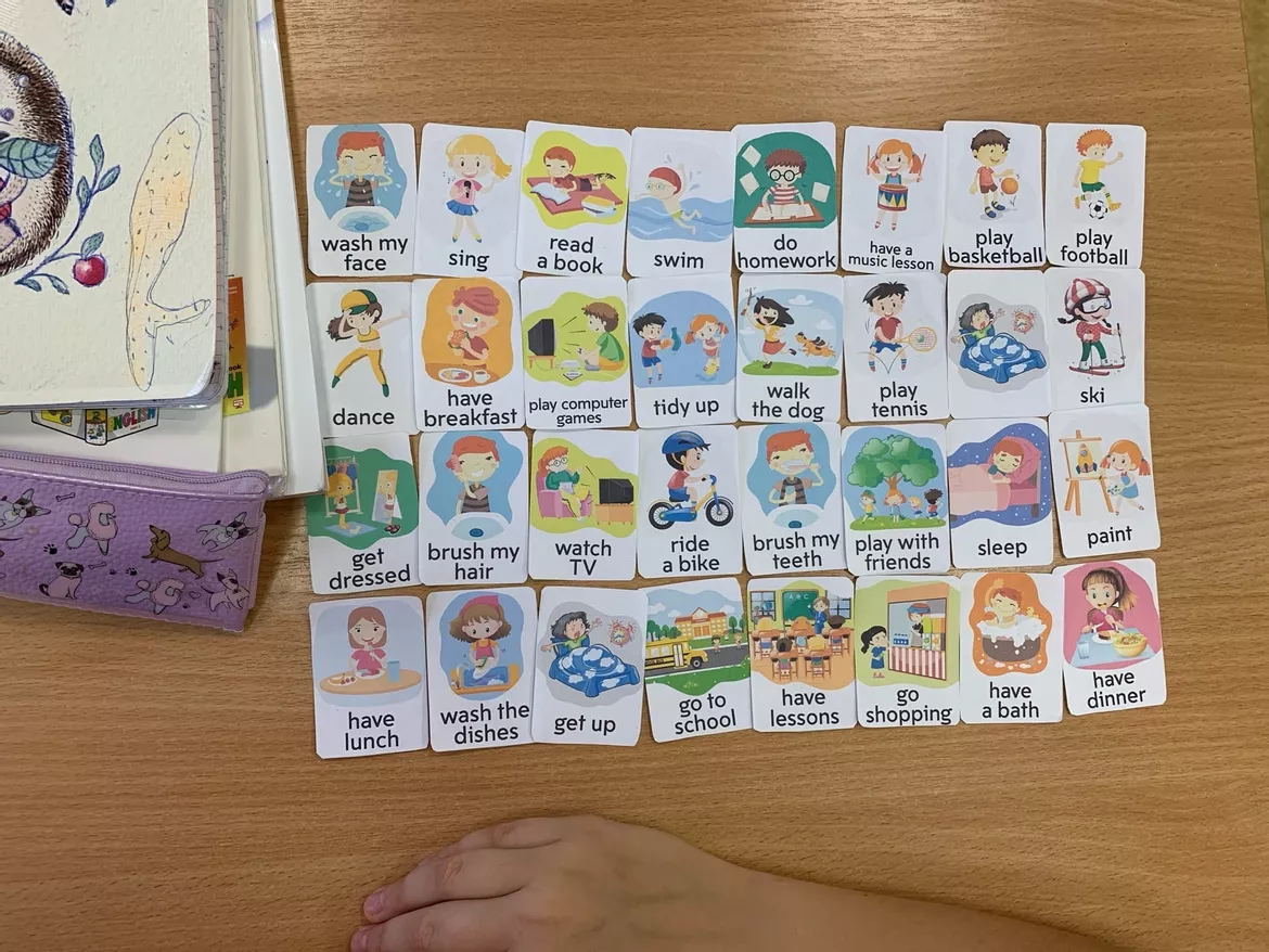 Bild in der Beschreibung des Unterrichtsmaterials Daily Life Child von Language Stuff #5