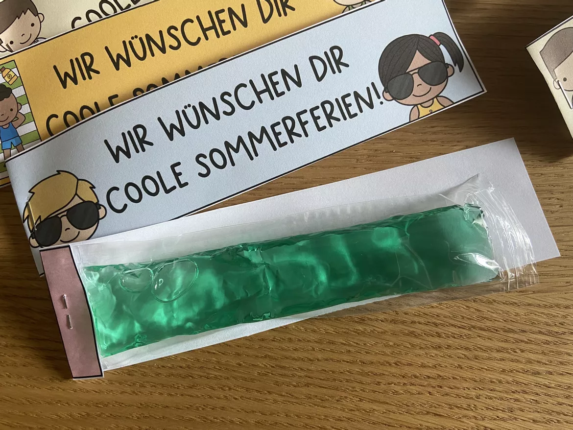 Bild in der Beschreibung des Unterrichtsmaterials Sommerferien-Wünsche I Wassereis-Vorlage I Kl. 1-5 von Freulein Hygge #2