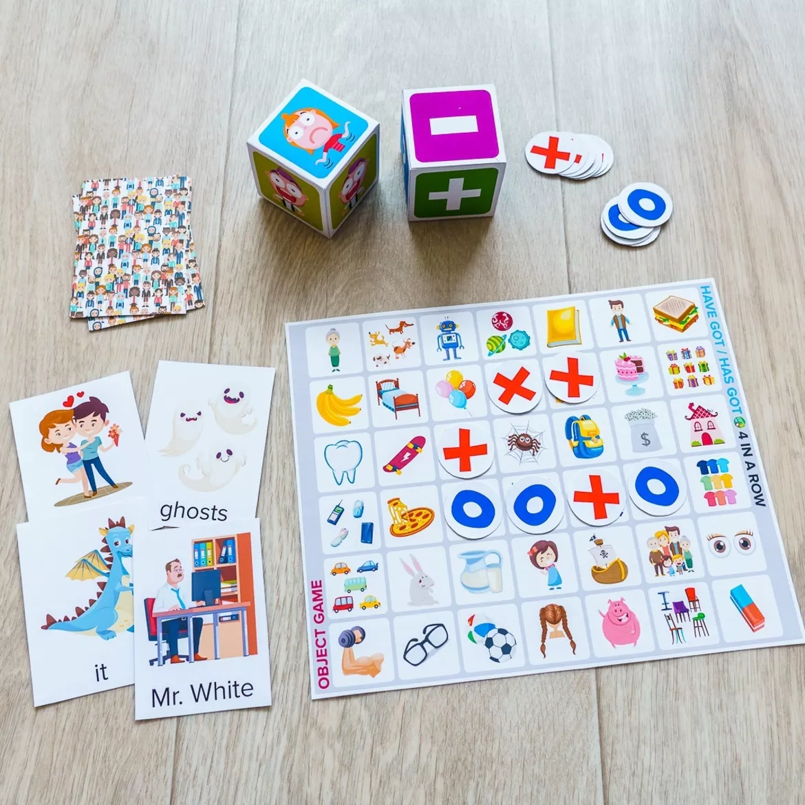 Bild in der Beschreibung des Unterrichtsmaterials Have got/Has got 6in1 von Language Stuff #5