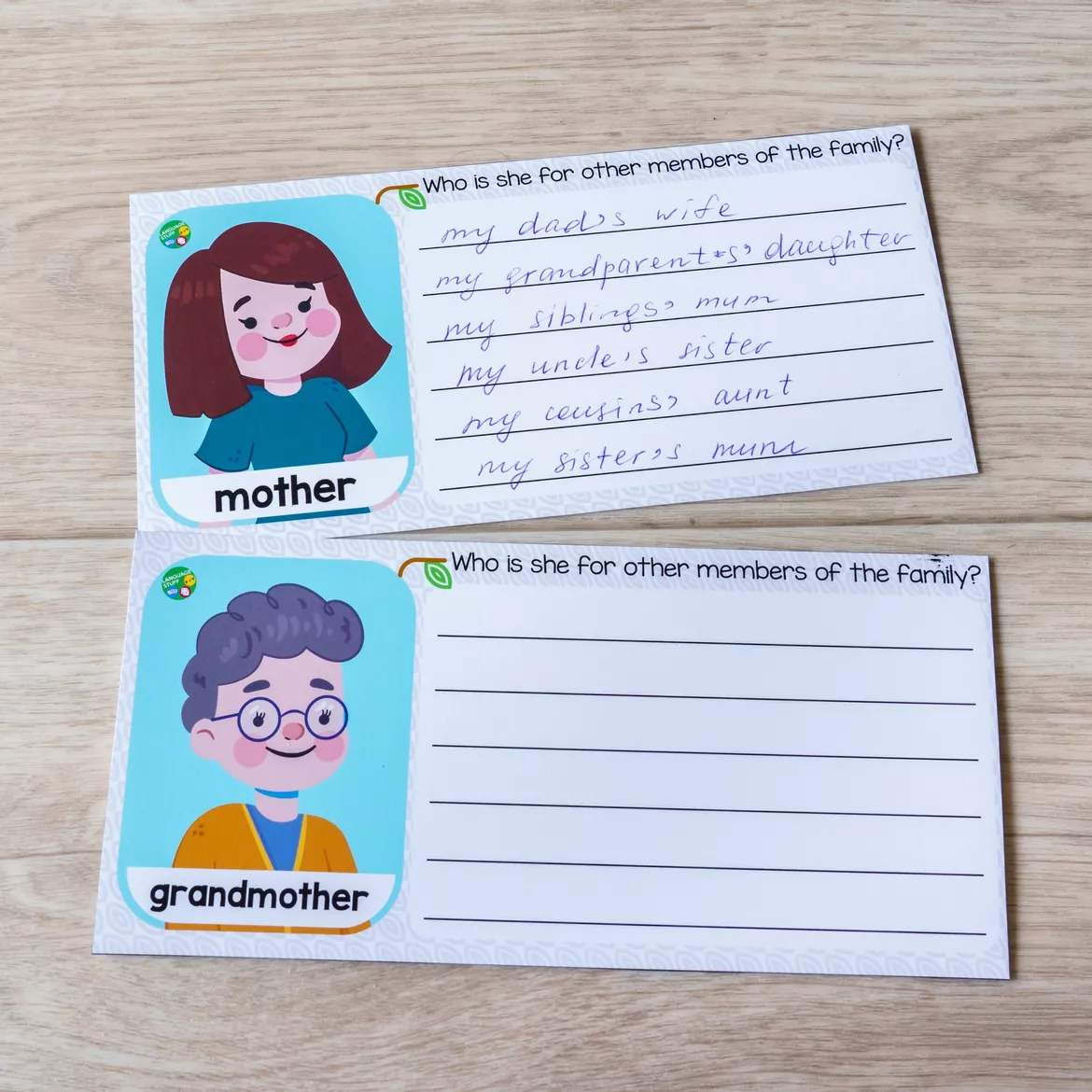 Bild in der Beschreibung des Unterrichtsmaterials Family 8in1 von Language Stuff #6
