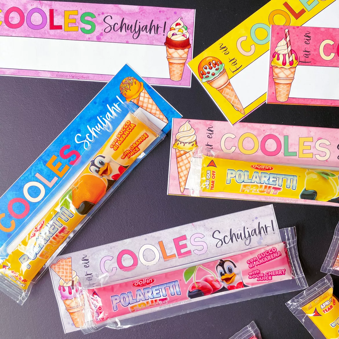 Bild in der Beschreibung des Unterrichtsmaterials Willkommensgeschenk / Willkommensgruß zum Schuljahresanfang - Cooles Schuljahr / Schulstart von Meine Materialwelt #1