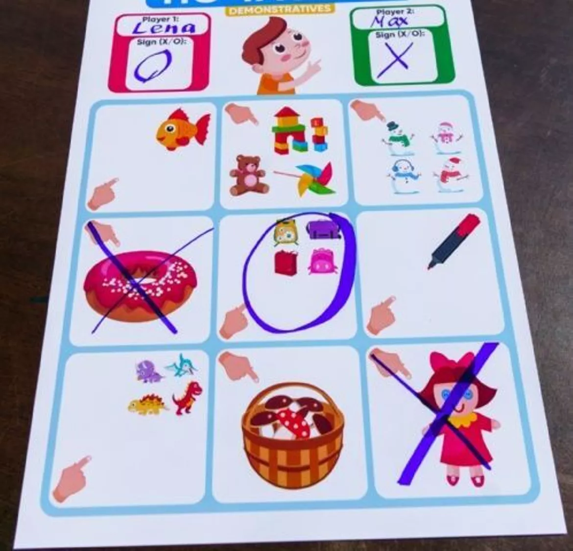 Bild in der Beschreibung des Unterrichtsmaterials Demonstratives 3in1 von Language Stuff #3