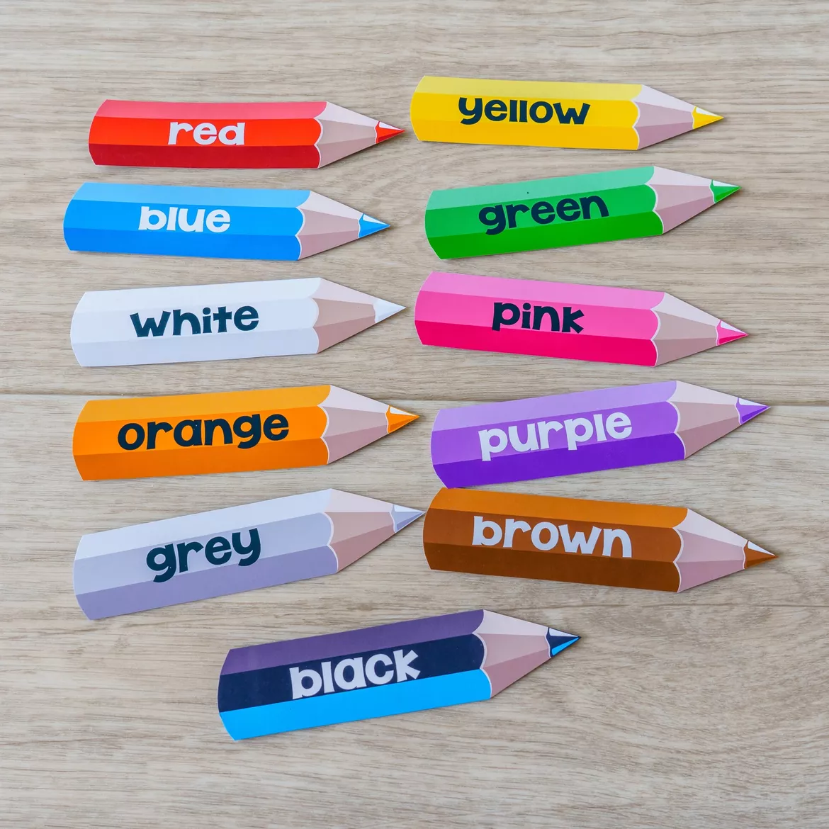 Bild in der Beschreibung des Unterrichtsmaterials Colours 10in1 von Language Stuff #9
