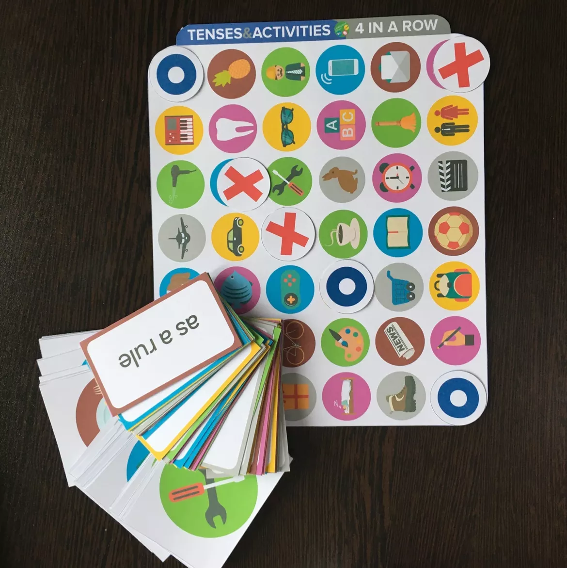 Bild in der Beschreibung des Unterrichtsmaterials Tenses and activities 2in1 von Language Stuff #4
