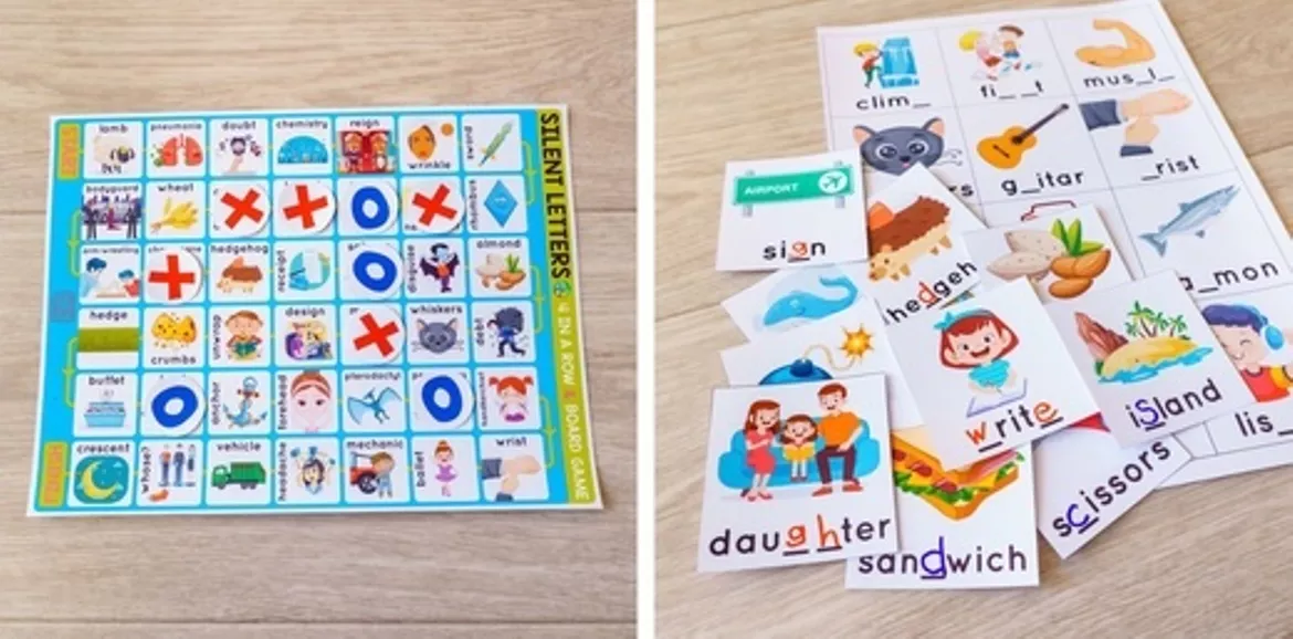 Bild in der Beschreibung des Unterrichtsmaterials Silent Letters 6in1 von Language Stuff #3
