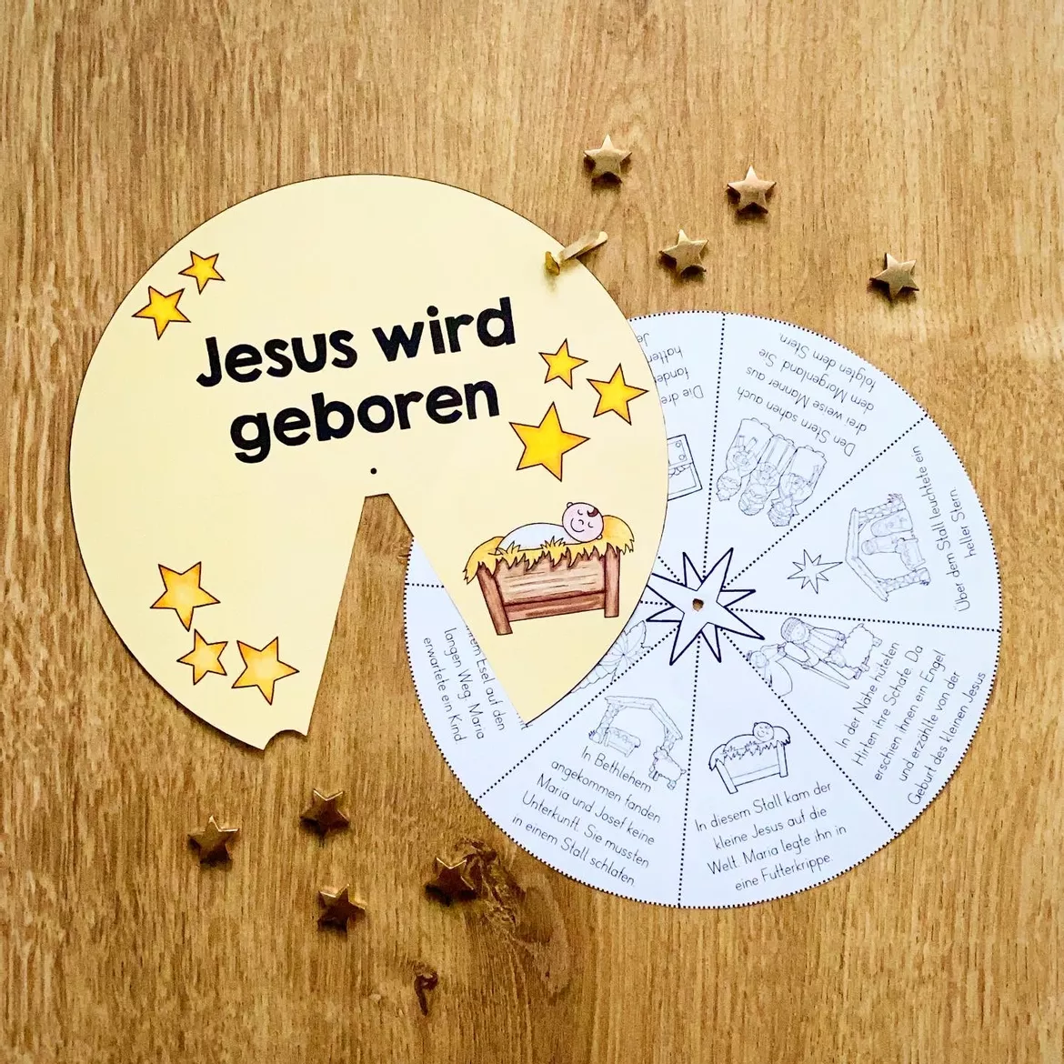 Bild in der Beschreibung des Unterrichtsmaterials Jesus wird geboren - Unterrichtseinheit Klasse 2/3 von Lernketchup #2