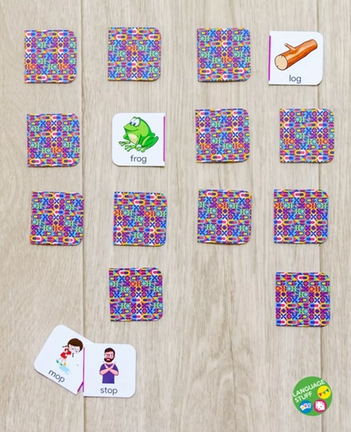 Bild in der Beschreibung des Unterrichtsmaterials Phonics Dominoes 2in1 von Language Stuff #3