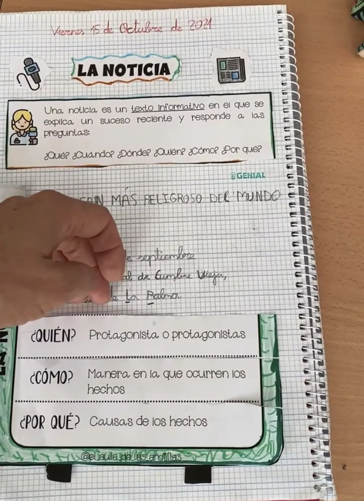 Bild in der Beschreibung des Unterrichtsmaterials LA NOTICIA von @el_aula_de_las_ardillas #6