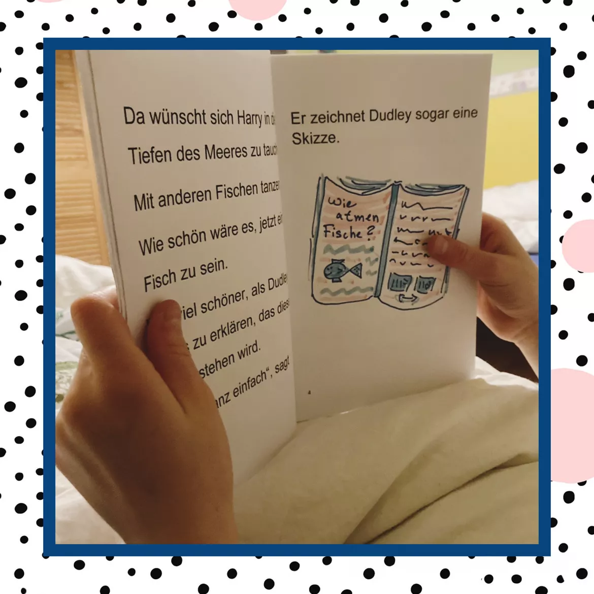 Bild in der Beschreibung des Unterrichtsmaterials Erstlesetext: Harry und die blaue Tinte (Lese-Projekt, Erstlese-Buch, Text für Klasse 1 - 2) von Dr. Dittert #1