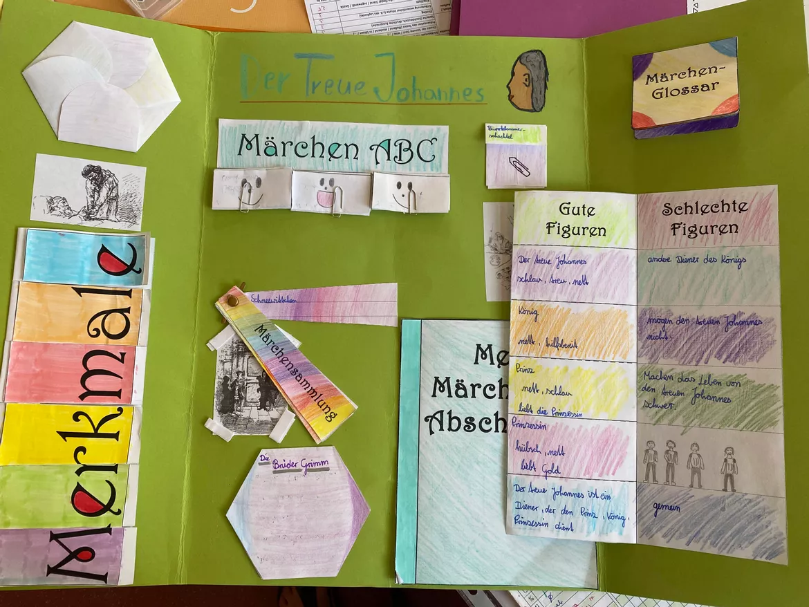 Bild in der Beschreibung des Unterrichtsmaterials Märchen Lapbook zur individuellen Gestaltung von susi_kaiser #2