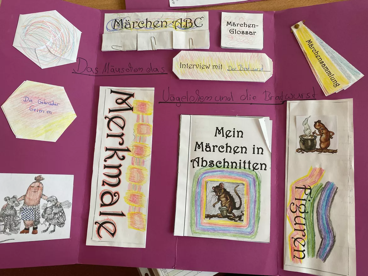 Bild in der Beschreibung des Unterrichtsmaterials Märchen Lapbook zur individuellen Gestaltung von susi_kaiser #4