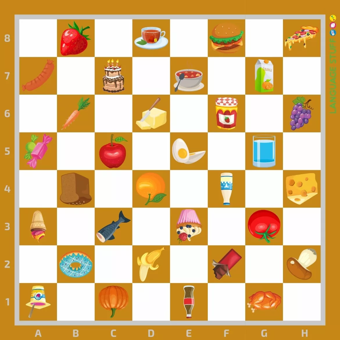 Bild in der Beschreibung des Unterrichtsmaterials Checkers Vocabulary games von Language Stuff #3