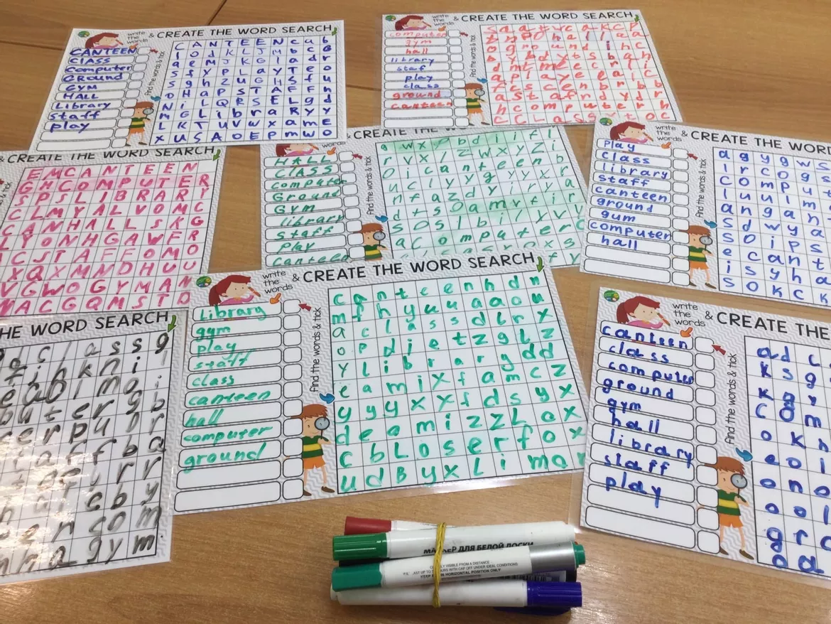 Bild in der Beschreibung des Unterrichtsmaterials WordSearch Template von Language Stuff #1