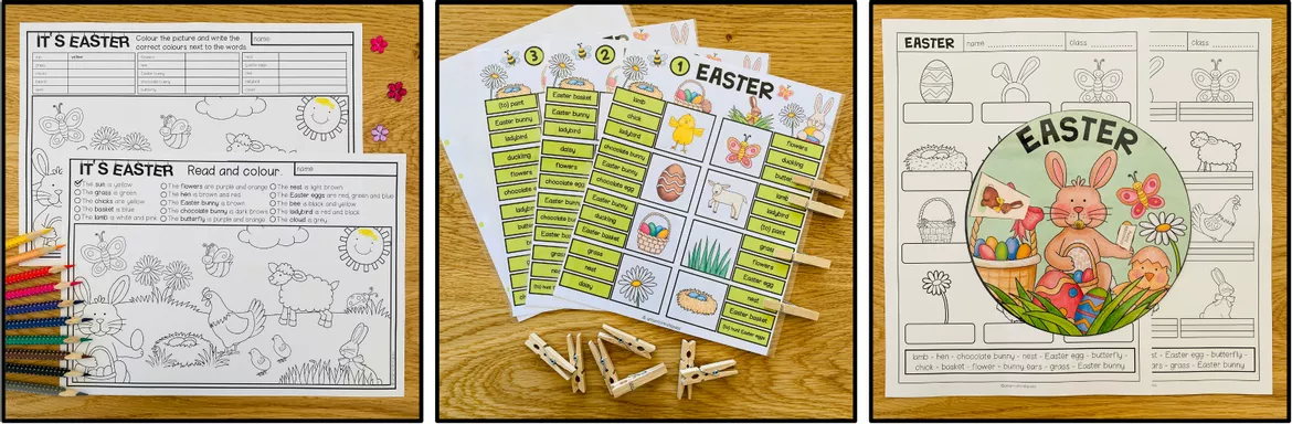 Bild in der Beschreibung des Unterrichtsmaterials EASTER - MATERIALPAKET von Unterrichtmitspass #1