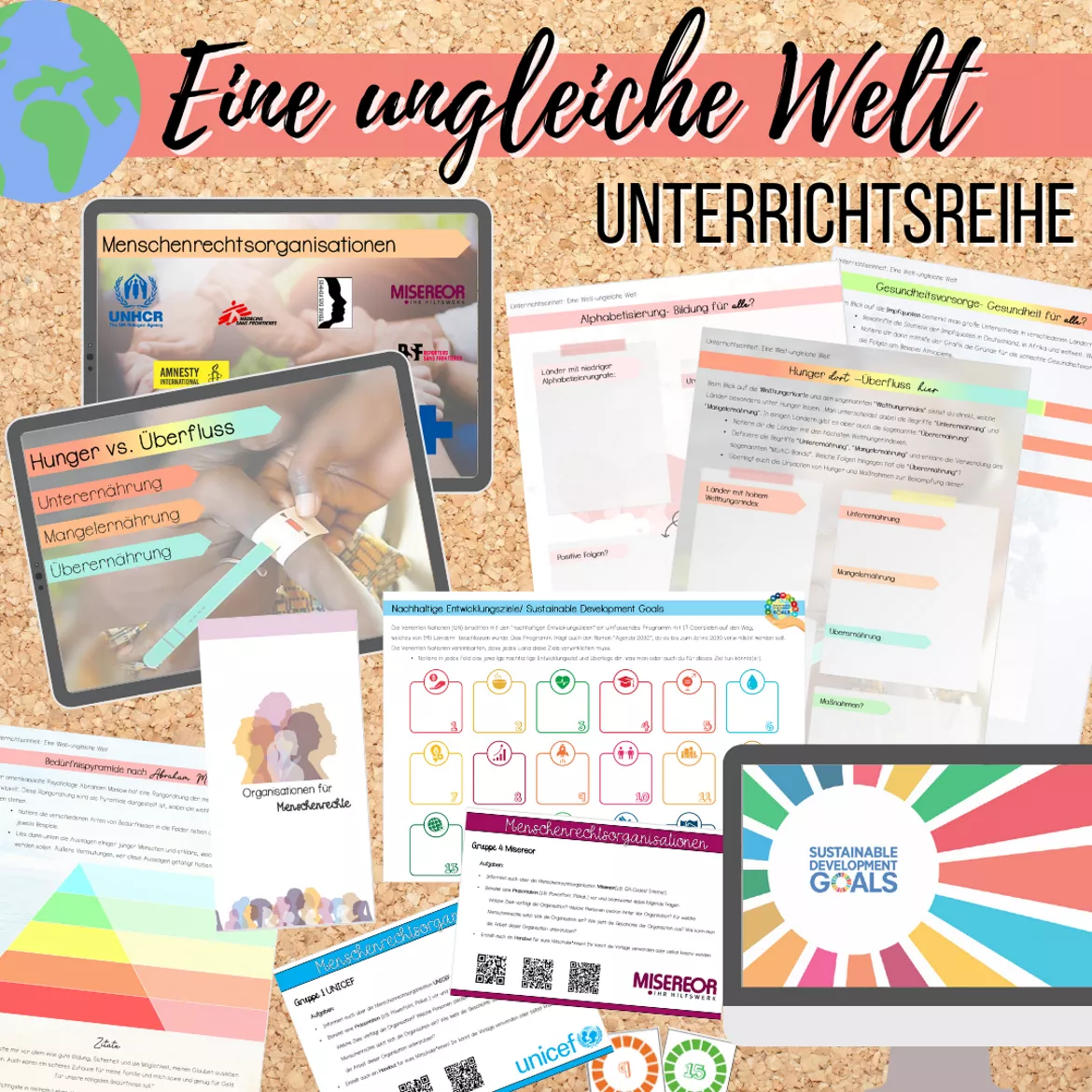 Bild in der Beschreibung des Unterrichtsmaterials Unterrichtsreihe: Eine ungleiche Welt (inkl. aller Materialien und Verlaufsplänen) von Mme_Sie #1
