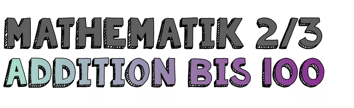 Bild in der Beschreibung des Unterrichtsmaterials Mathematik: Rechenbullis Addition im Zahlenraum 100 (leicht) von kreativ lernen #1