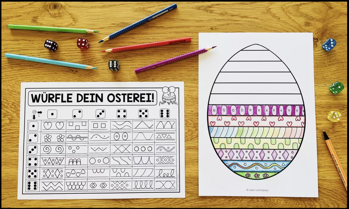 Bild in der Beschreibung des Unterrichtsmaterials DISEÑA TU HUEVO DE PASCUA - Proyecto artístico von MyTeachingFactory #1