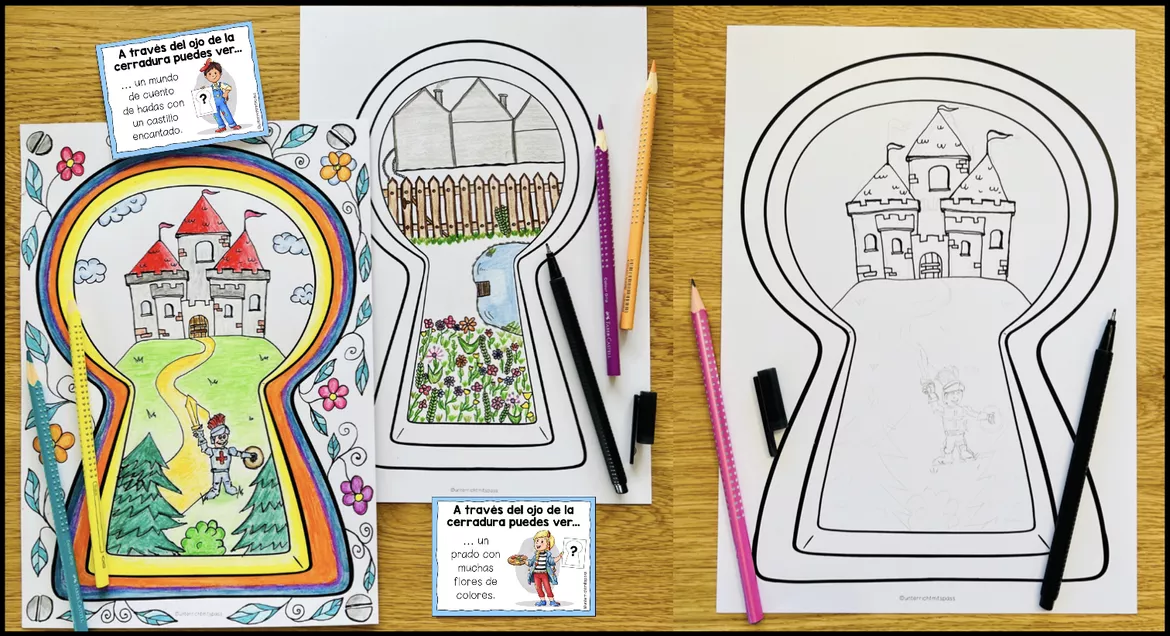 Bild in der Beschreibung des Unterrichtsmaterials VISTA HACIA OTRO MUNDO - Proyecto artístico von MyTeachingFactory #1