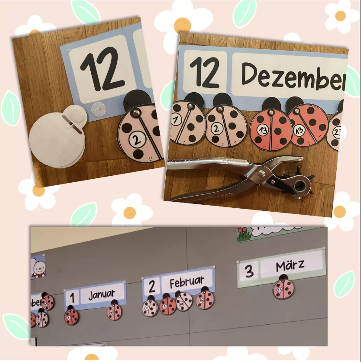 Bild in der Beschreibung des Unterrichtsmaterials Monate, Jahreszeiten, Geburtstage (Geburtstagskalender) von Becky #1