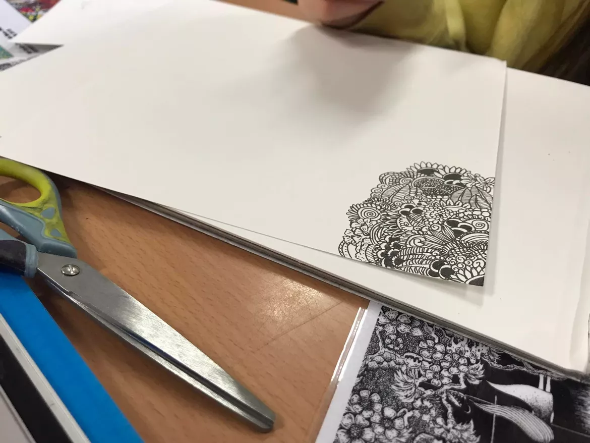 Bild in der Beschreibung des Unterrichtsmaterials Education Artistique - 1er degré - Doodle Art von Mme Pasti #1
