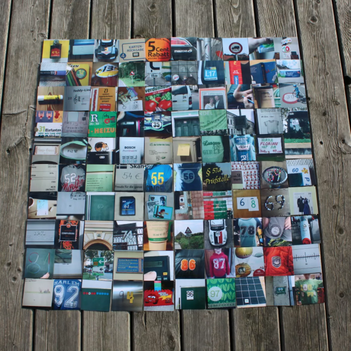 Bild in der Beschreibung des Unterrichtsmaterials Zahlenkarten 1-100 Alltagszahlen Fotokartei von verfuchst #1