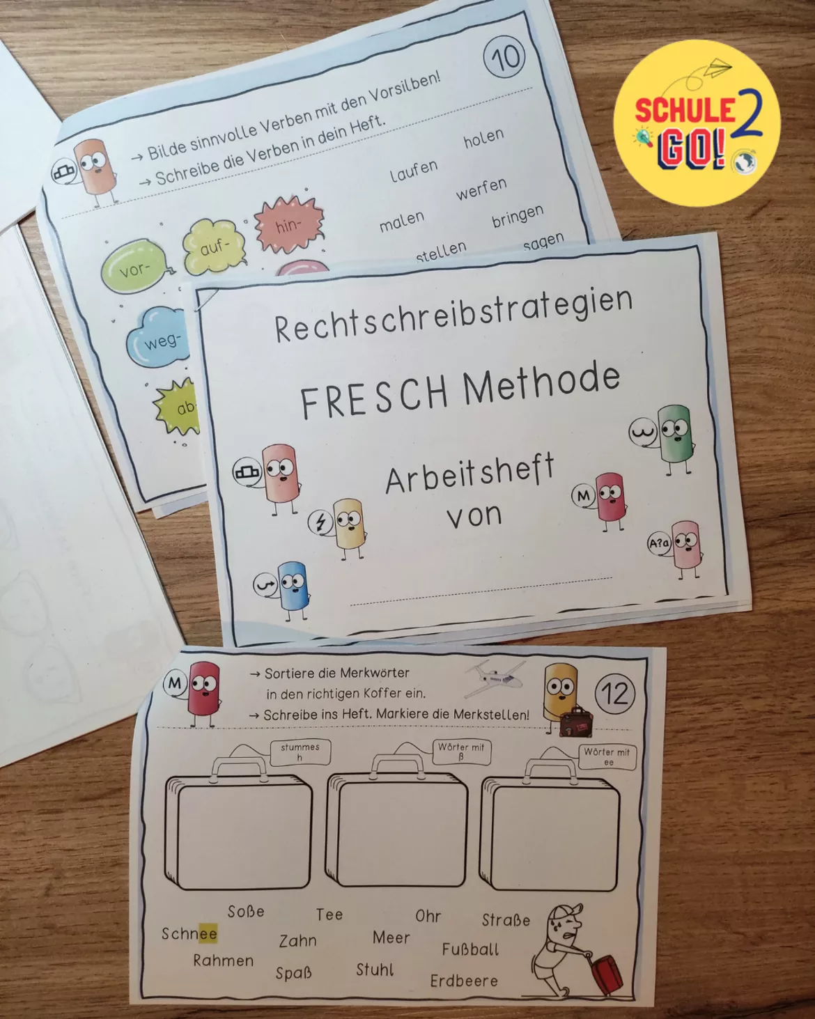 Bild in der Beschreibung des Unterrichtsmaterials FRESCH Arbeitsheft Rechtschreibung / Rechtschreibstrategien von Schule2go #1