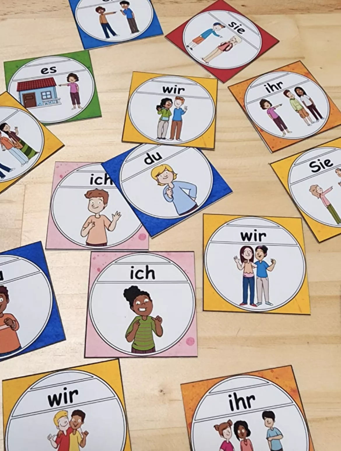 Bild in der Beschreibung des Unterrichtsmaterials Deutsch - Verben konjugieren - Präsens und Präteritum von kreativ lernen #4