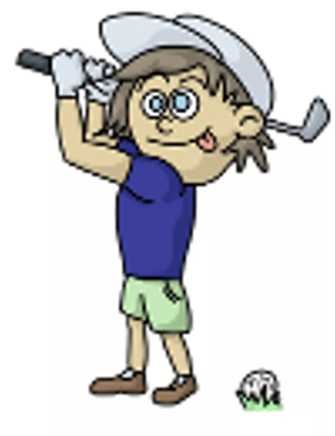 Bild in der Beschreibung des Unterrichtsmaterials Analytische Geometrie - ein Minigolf Minigame mit Aufgabe (Software) von happy_cow #1